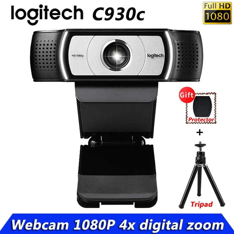 Оригинальный Logitech C930c C930e HD 1080P Веб камера для компьютера объектива Zeiss USB видео