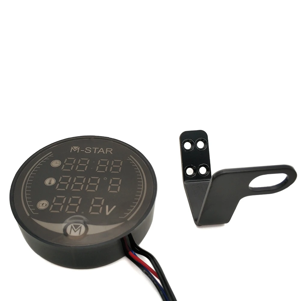 Motorcycle Voltmeter Time Temperature LED 3-in-1 Digital Voltage Meter For Suzuki GSXR750 GSF1200 GSF1250 GSF650 BANDIT | Автомобили и