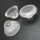 Оптическая светодиодная линза из ПММА, 20 мм, 58 светодиодный 10 светодиодный 15304560 градусов, рефлекторный Коллиматор для светодиодной лампы 1 Вт, 3 Вт, 5 Вт, сделай сам