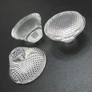 Оптическая светодиодная линза из ПММА, 20 мм, 58 светодиодный 10 светодиодный 15304560 градусов, рефлекторный Коллиматор для светодиодной лампы 1 Вт, 3 Вт, 5 Вт, сделай сам