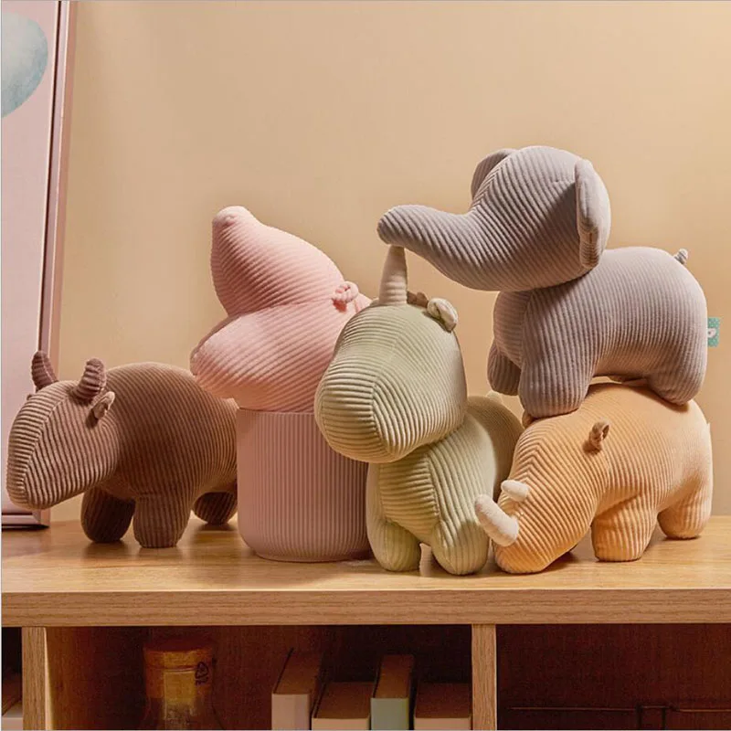 Игрушечные единороги Ins Простой Супер огненный носорог кукла маленькая плюшевая