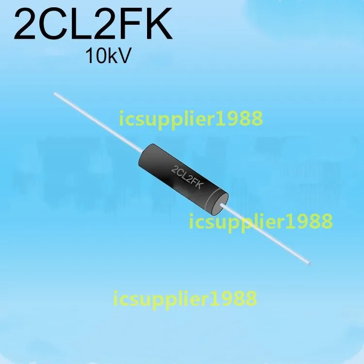 Diodos de alto voltaje 2CL2FK 100mA -140mA 10kV 4X15MM, pila de silicio de alto voltaje DO-415 50 unids/lote-0