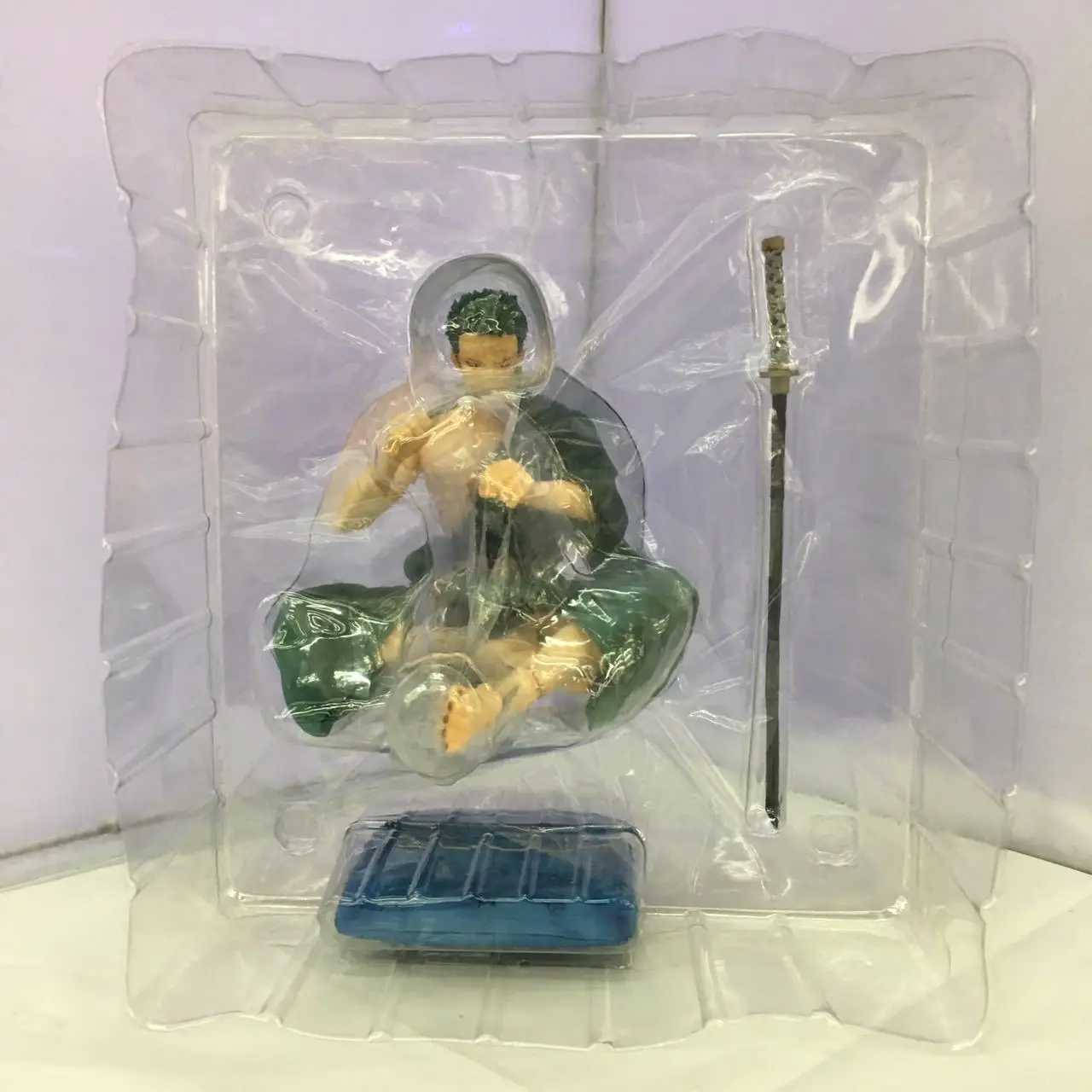 Аниме Фигурка одна деталь Roronoa Зоро с мечом сидя Ver ПВХ Модель Коллекция детский