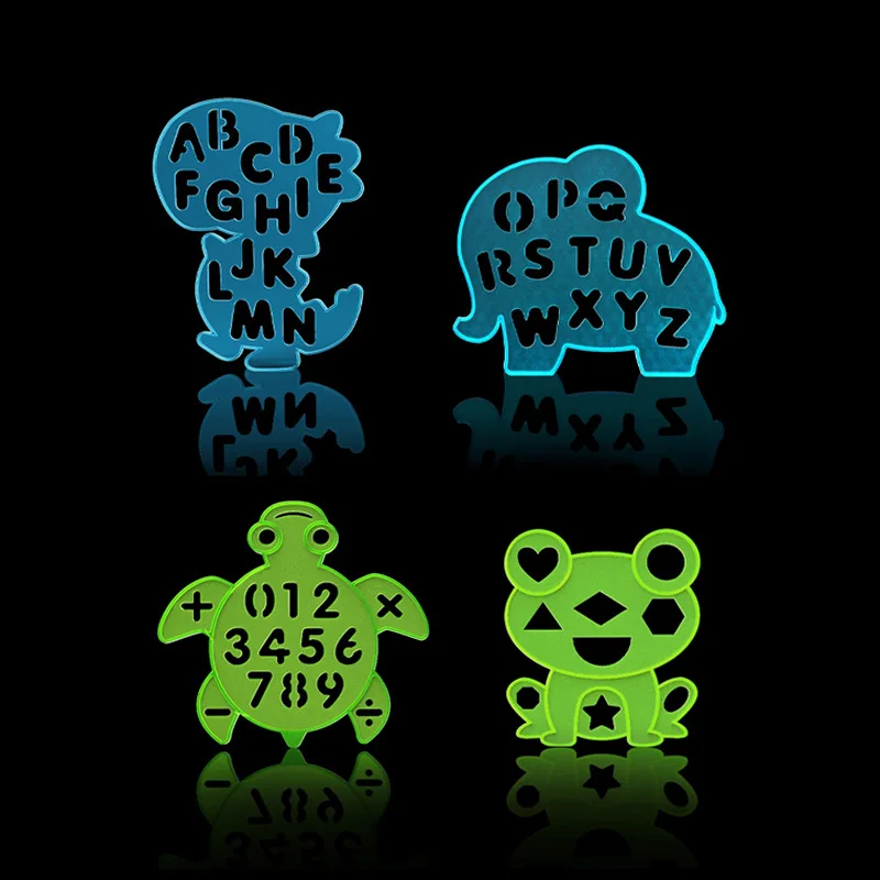 GOOBAT Aqua Magic Doodle, коврик для рисования, коврик для рисования, развивающие игрушки для детей, для малышей, мальчиков и девочек 2, 3, 4, 5, 6, 7, 8 лет - Color: Drawing Template x 4