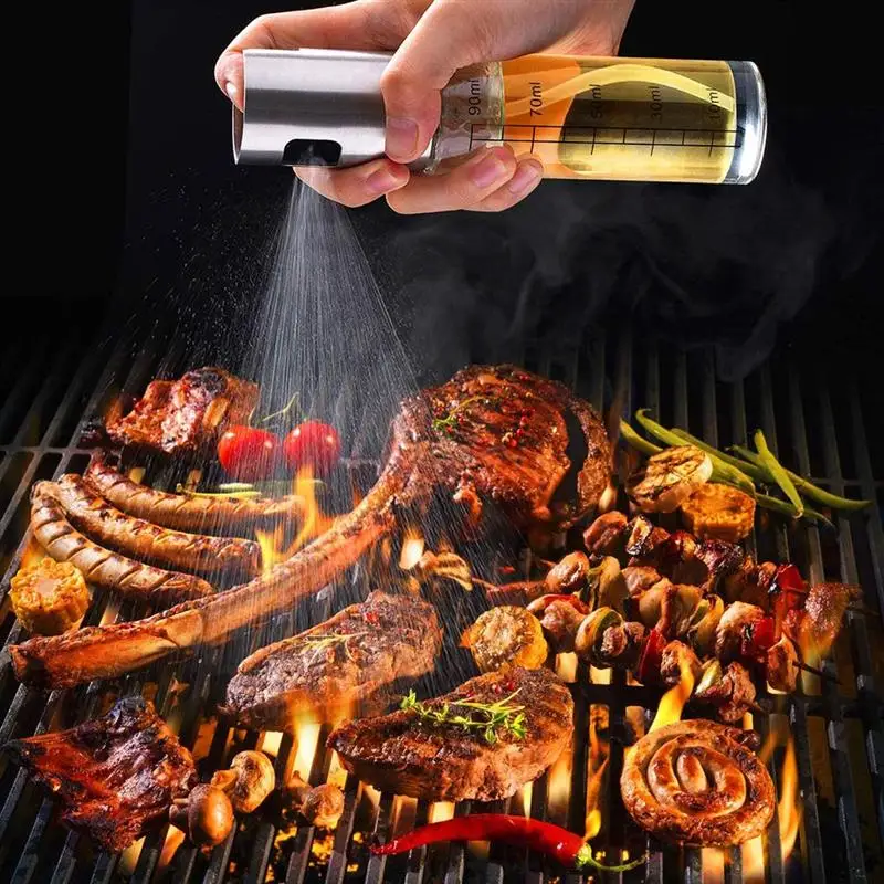 Набор бутылок для распыления масла оливковый распылитель уксуса диспенсер с