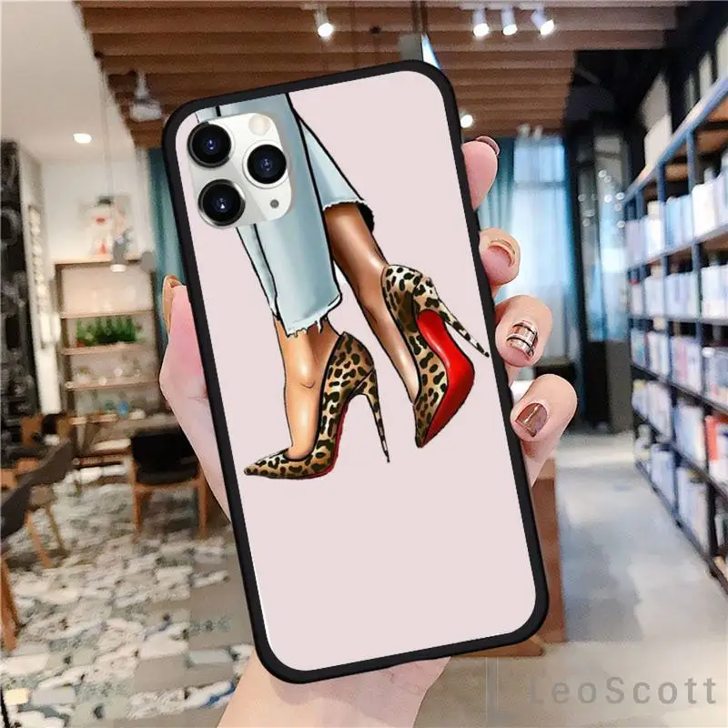 

Girl Boss Pink Women power text slogan Phone Case For iphone 8 11 12 Redmi note 8 9 s huawei p 30 pro lite plus cover funda