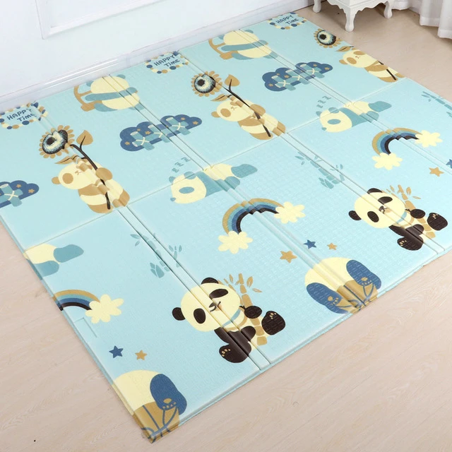 

Baby Crawling Mat Kids Rug Developing Mat Soft Elastic Baby Rugs Kids Educational XPE Double Sided Puzzle Game 1.8*2M