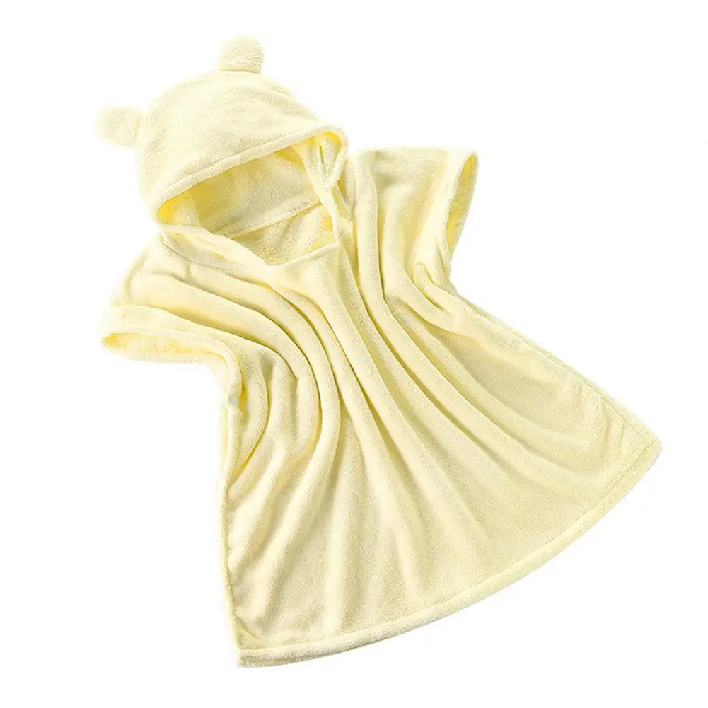 Милое детское банное полотенце с капюшоном накидка детский халат | Мать и ребенок