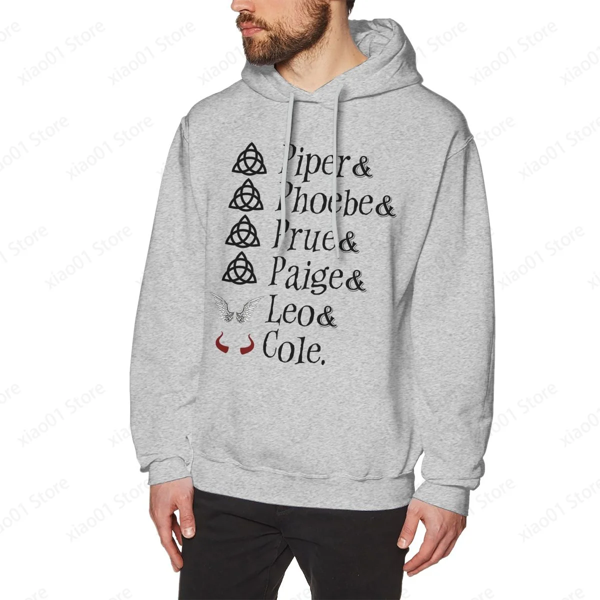 

Charmed Names Hoodie Sweatshirts Fashion Graphics Harajuku Streetwear Hoodies