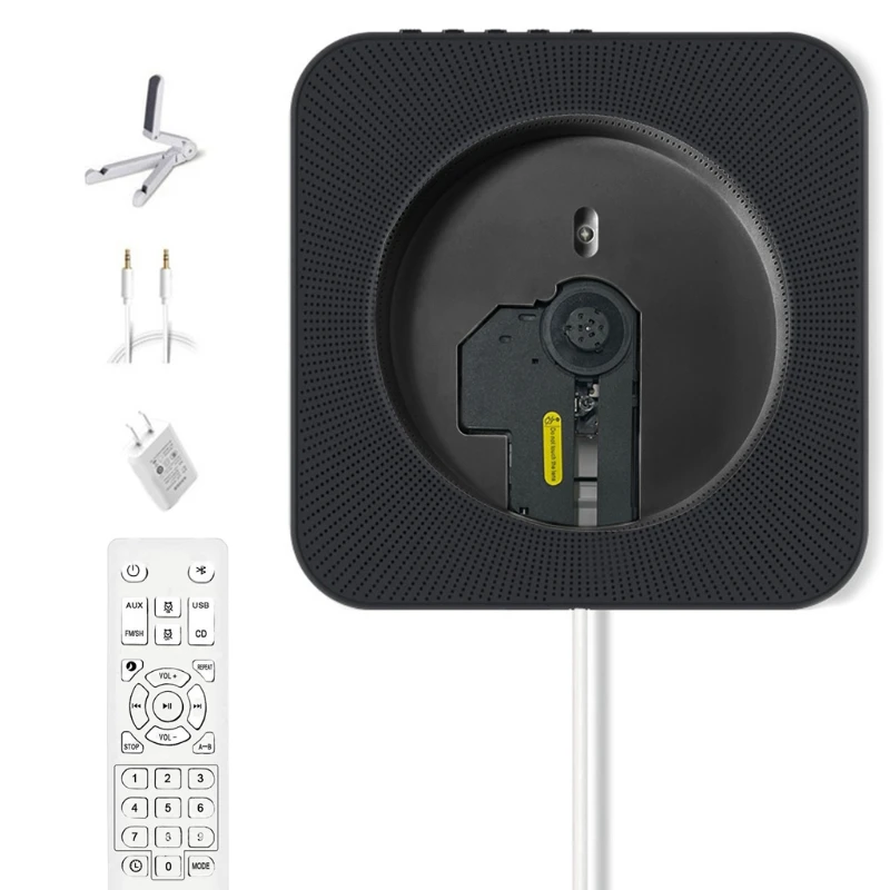Портативный настенного крепления C D музыкальный плеер Bluetooth Домашний аудио