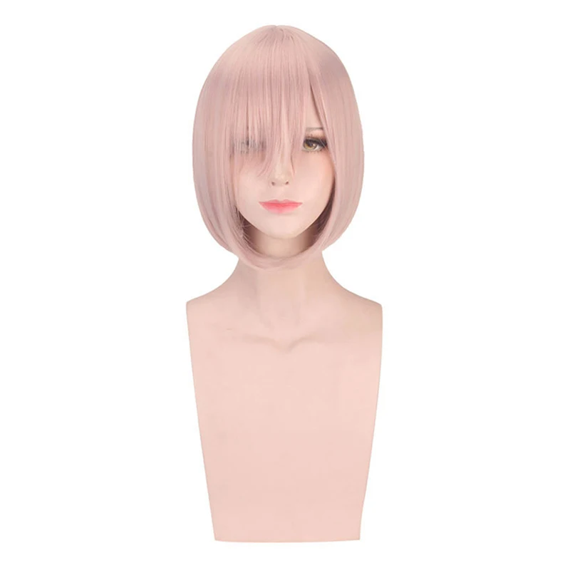 Парик Синтетический розовый с коротким рукавом косплей Хамелеон из