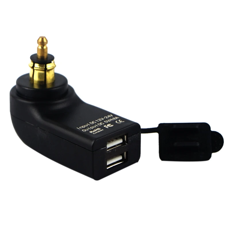 Зарядное устройство с двумя USB портами для мотоциклов адаптер питания BMW F800GS F650GS