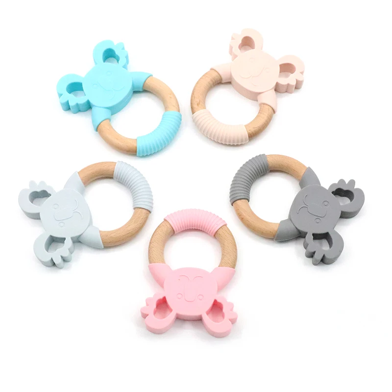 

Baby Toys 0-12 Months Silicone Teethers Koala Baby Teether For Teeth Manhattan Catches The Ball Toys For Newborns Babies Gift