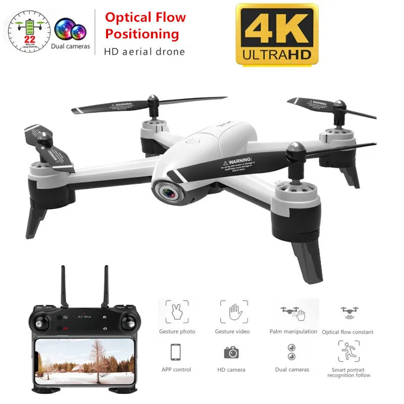 

4K Drones Dual Camera Optical flow positioning Smart Follow Selfie Drone WiFi FPV Drone flight 22 Minut Quadcopter RC Helicopter