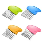 Резак для картофеля, волнистый нож из нержавеющей стали, резак для картофеля, кухонный резак для овощей, режущие инструменты, кухонные приспособления для готовки