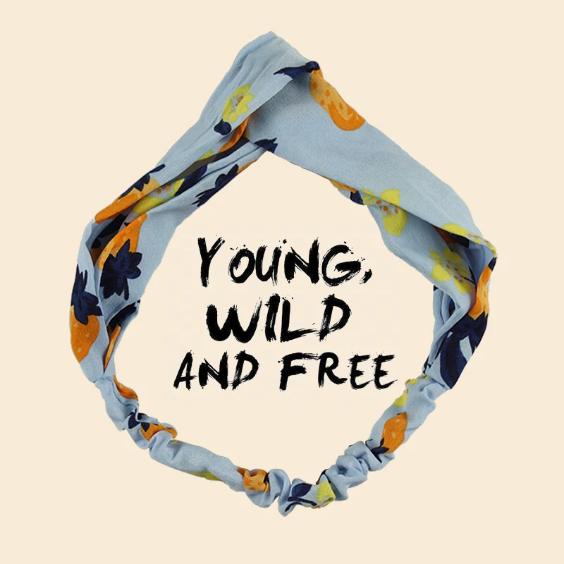 Женские аксессуары для волос девочек модные повязки на голову с принтом фруктов