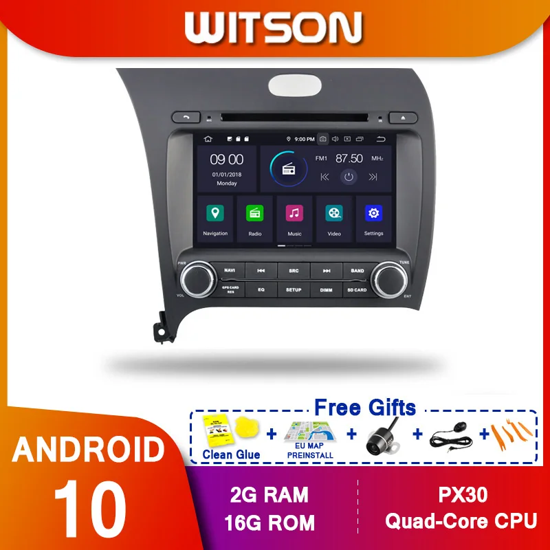 WITSON! Автомобильный DVD-плеер Android 10 Octa core PX5 для KIA K3 FORTE CERATO 2013 IPS экран 4 ГБ ОЗУ 64 Гб