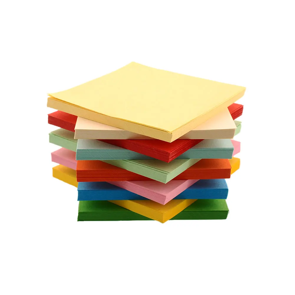 Mix Scrapbooking Double Sided Hobby Origami Handmade Square Handcraft 10CM Paper Color 100Pc Hand Sheets Colorful Decoration | Дом и сад