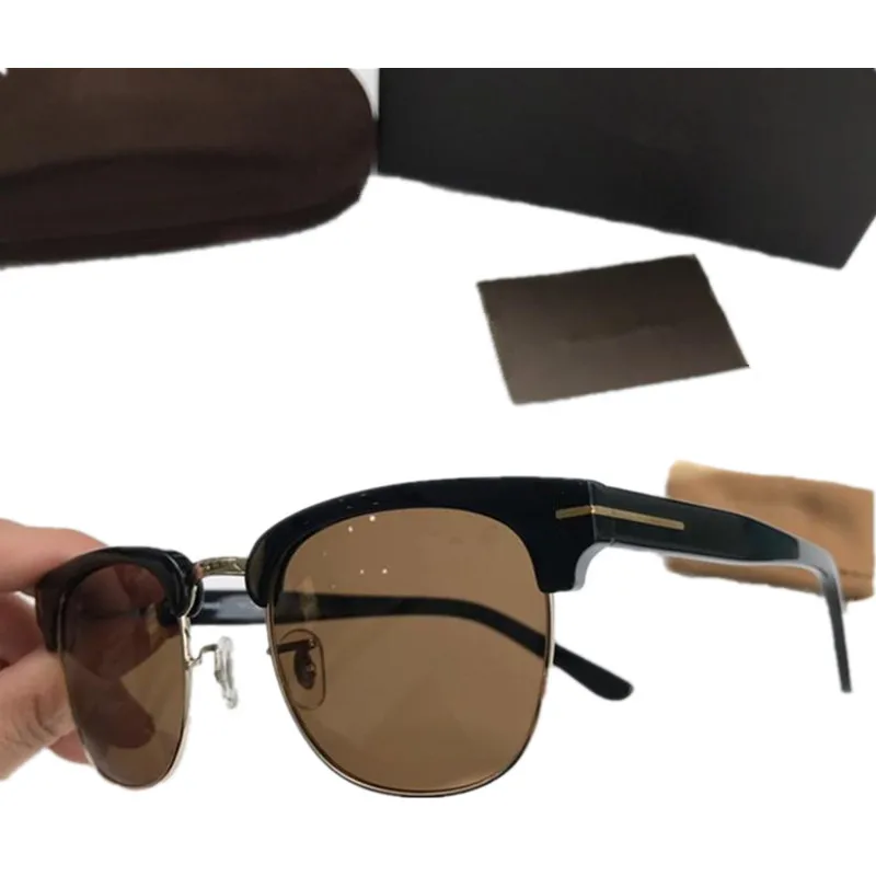 Мужские солнцезащитные очки из ацетата с поляризационными линзами квадратной