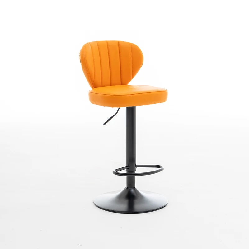 Modern Minimalist Bar Chair Lift Rotating Home Backrest Luxury High Stool Fashion Taburete Cocina Nordic EB5BY | Мебель