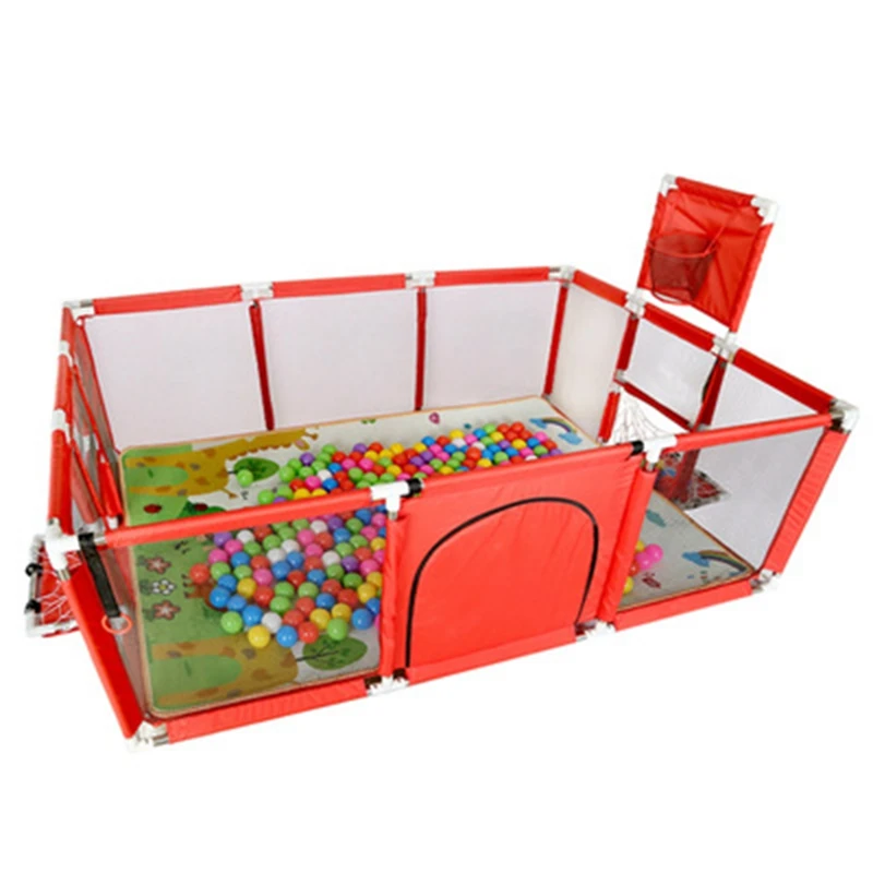 

2pcs/lot Kids Furniture Playpen ForChildren Large Dry PoolBaby PlaypenSafety Indoor Barriers Home Playground Park For 0-6 Years