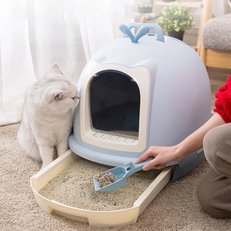 Домашние животные Лото Кошачий Ящик для туалета с защитой от брызг Собачий