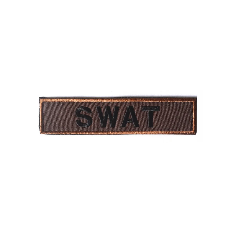 SWAT Embroidered Tactical Military Sew on patches for Backpacks bags Personality CLOTHES Badges Hook & Loop Stickers applique |