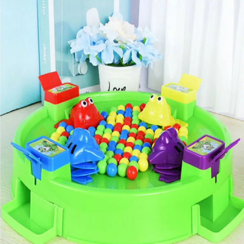 Feeding Little Pearl Frog Eating Beans Playing Brain Games Parent-Child Toys For Children Having Fun Toy | Игрушки и хобби