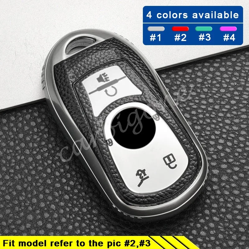 

6 Buttons Car Vehicle Automotive Remote Key Fob Case Cover Bag Box For Buick Encore Enclave Lacrosse Envision Leather Style