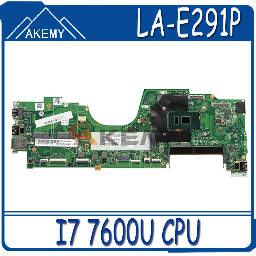 

Akemy LA-E291P Motherboard For Lenovo ThinkPad Yoga 370 Laptop Motherboard I7 7600U Tested 100% Working FRU 01HY149 01HY151