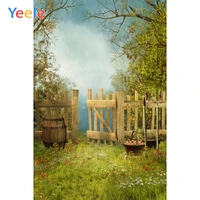 yeele grass flower fence spring poster baby portrait photography backgrounds customized photographic backdrops for photo studio