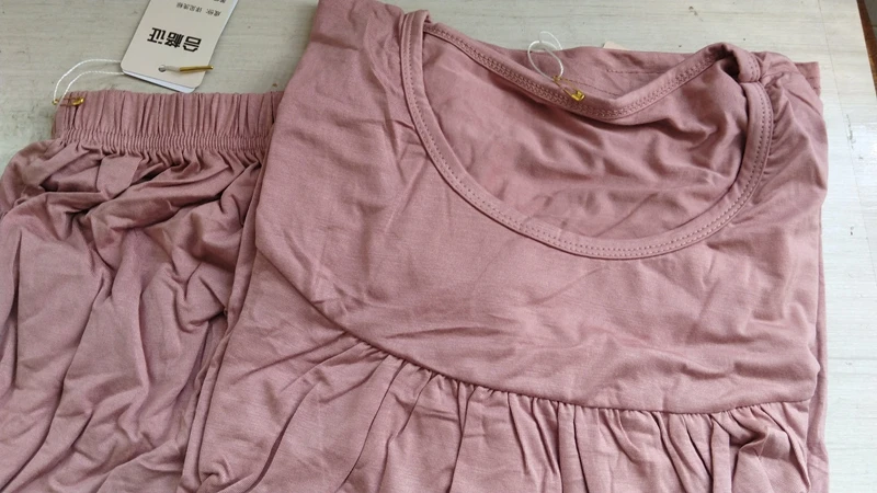 Женский пижамный комплект Mferlier, большой размер 4XL 5XL 6XL 7XL, Женские однотонные свободные эластичные розовые, серые, черные, синие женские пижамные комплекты