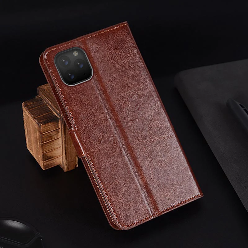 Чехол-кошелек для iPhone 11 Pro Max флип-чехол из искусственной кожи мешки кожаные
