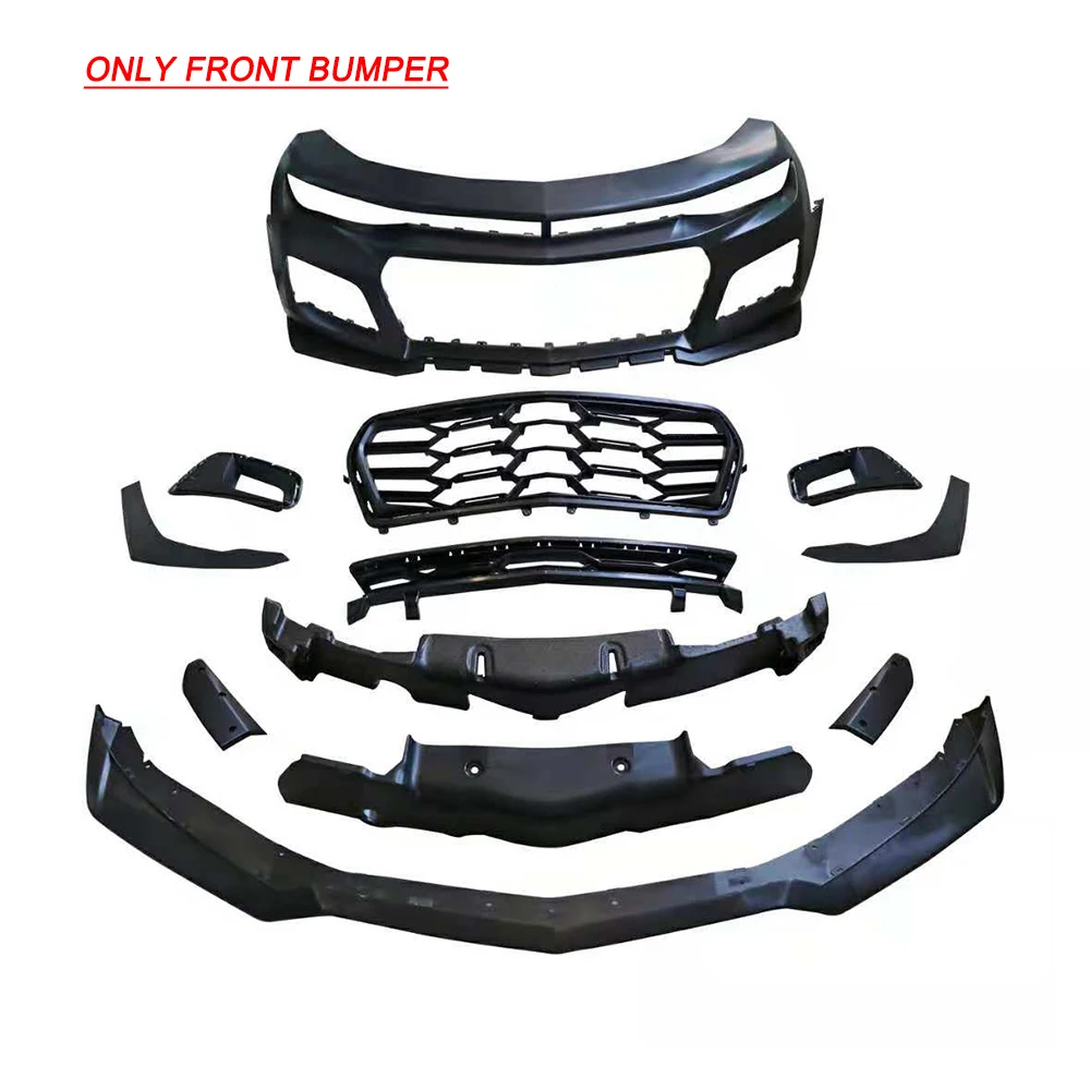 Передний бампер для Chevrolet Camaro 2016-2019 спойлер губ углеродное волокно/FRP | Автомобили