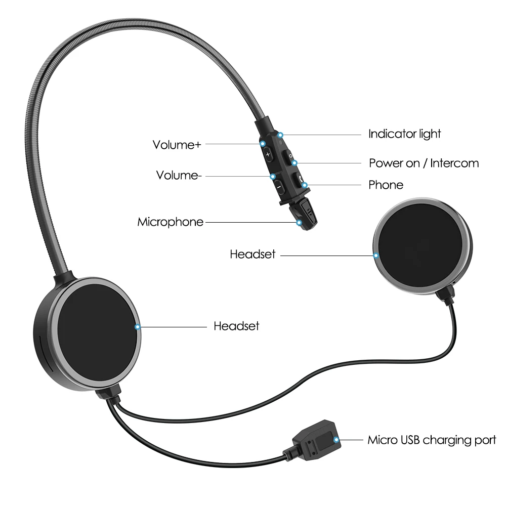 Интерком КАСКО Inalambricos Bluetooth КАСКО мото E300 для 6 гонщиков 8H время разговора BT беспроводной интеркомуникадор интерфон MP3