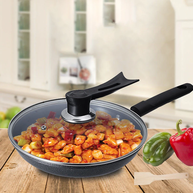 Бытовая антипригарная сковорода мини индукционная плита газовая универсальный