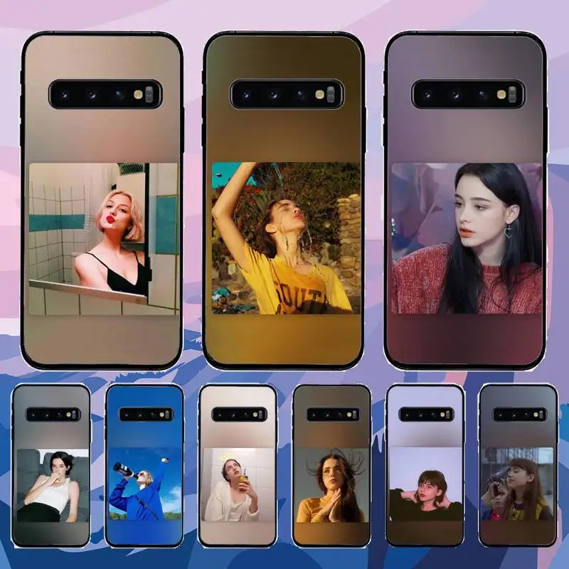 

Selfie Sexy Beautiful Girl Phone Case For Samsung Galaxy S6 S7 Edge Plus S8 S9 S20Plus S20ULTRA S10lite 2020 S10 Case