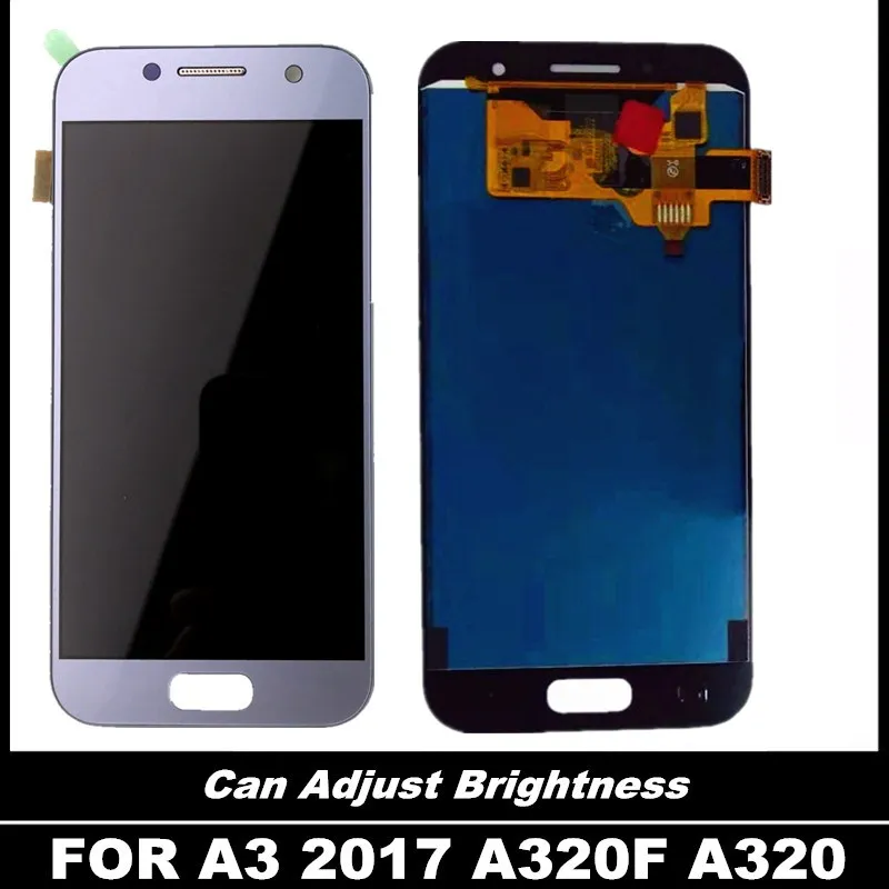 Контроль яркости A320 ЖК экран для Samsung Galaxy A3 2017 A320M A320F телефон дисплей кодирующий