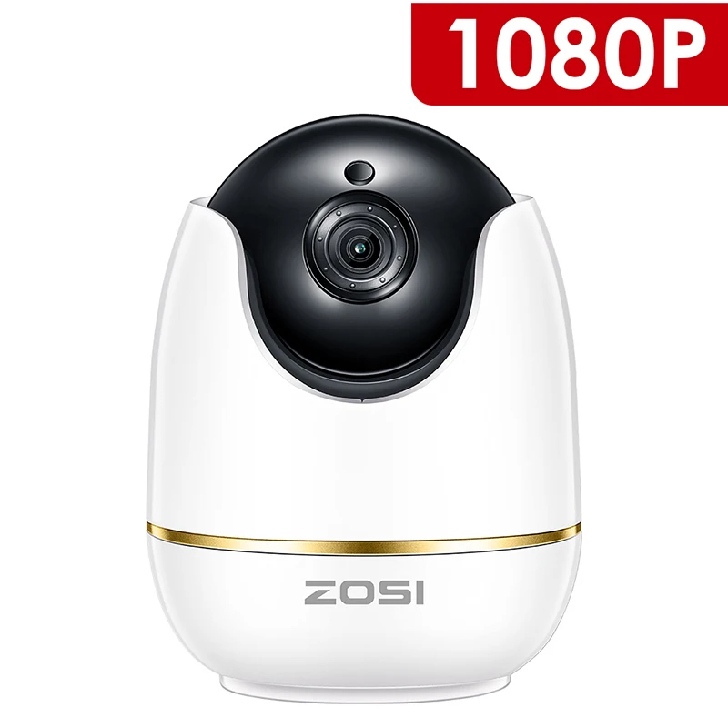 ZOSI 1080P HD Wifi беспроводная домашняя ip-камера безопасности 2.0MP ИК-Сеть CCTV камера видеонаблюдения с двусторонним аудио Радионяня