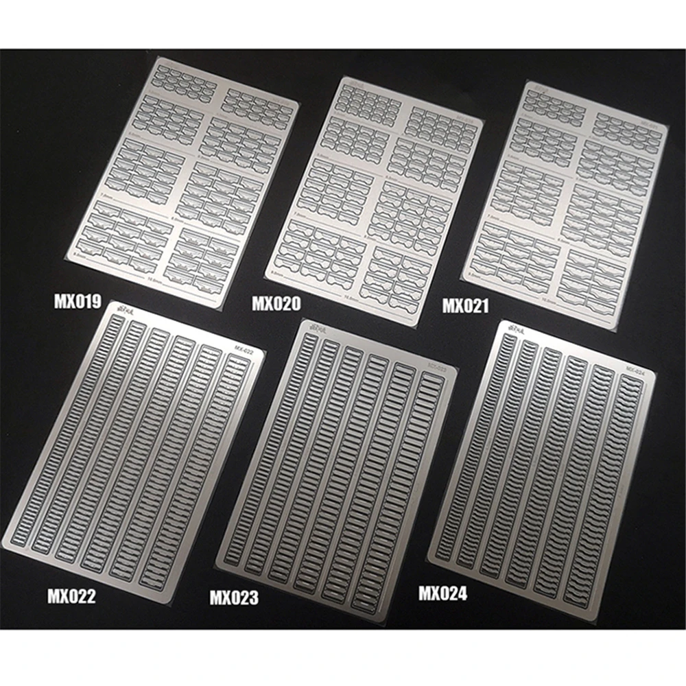 

Etching Sheet DIY Heat Sink Spout Grid for Gundam Model Detail Modification Parts