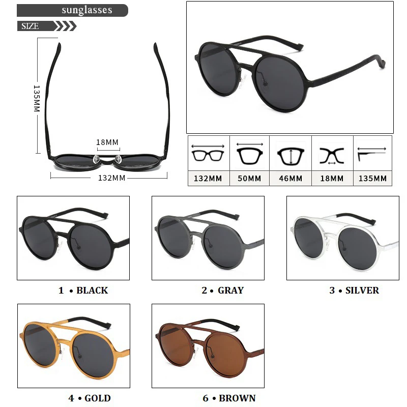 Солнцезащитные очки в стиле ретро для мужчин и женщин классические винтажные