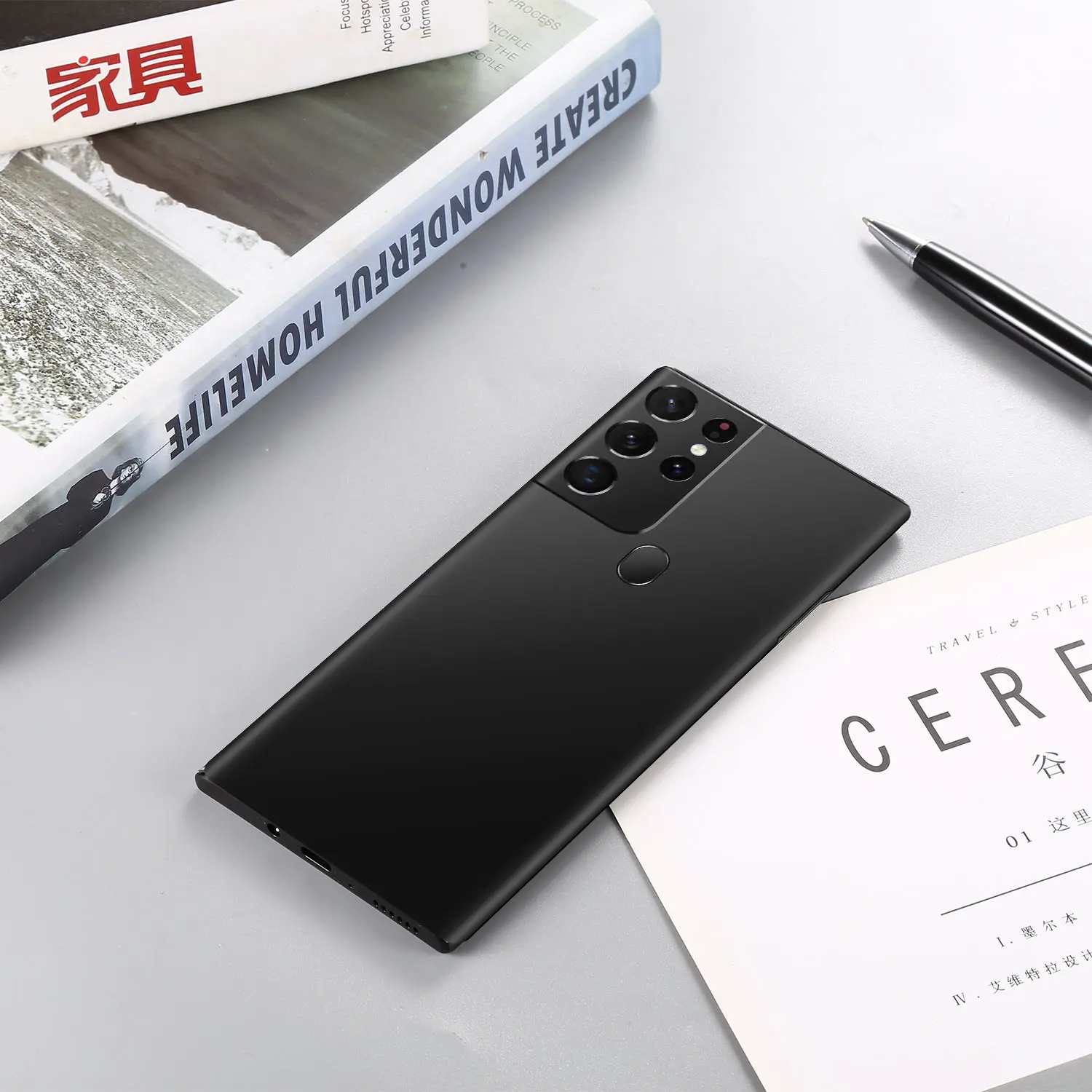 

2021 Global Version New Arrival Galxy S21U Smartphone 6.9Inch 10Core 5G Network 8+256G 32+64MP Finger ID Face ID 6800MAH