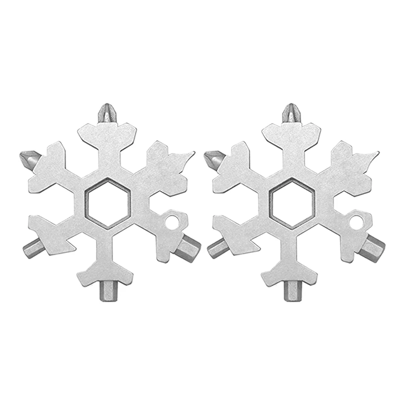 

Снежинка многофункциональный инструмент Снежинка из нержавеющей стали карта комбинированный инструмент Снежинка гаечный ключ