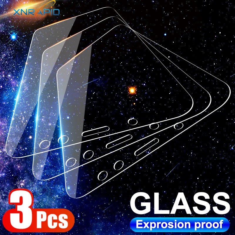 

3Pcs Tempered Glass On The For Honor X10 9S 9A 9C 9X 8A 8C 8S 8X Screen Protector For Honor 7A 7C 7S 7X V30 V20 X10 20S 30S Film