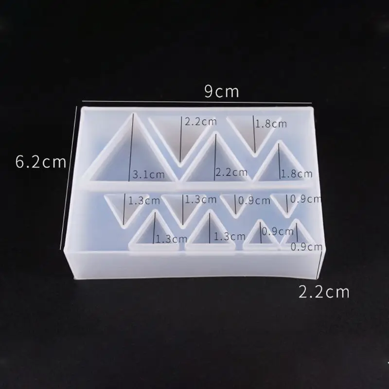 Силиконовая форма для самостоятельного изготовления серег подвесок УФ-формы