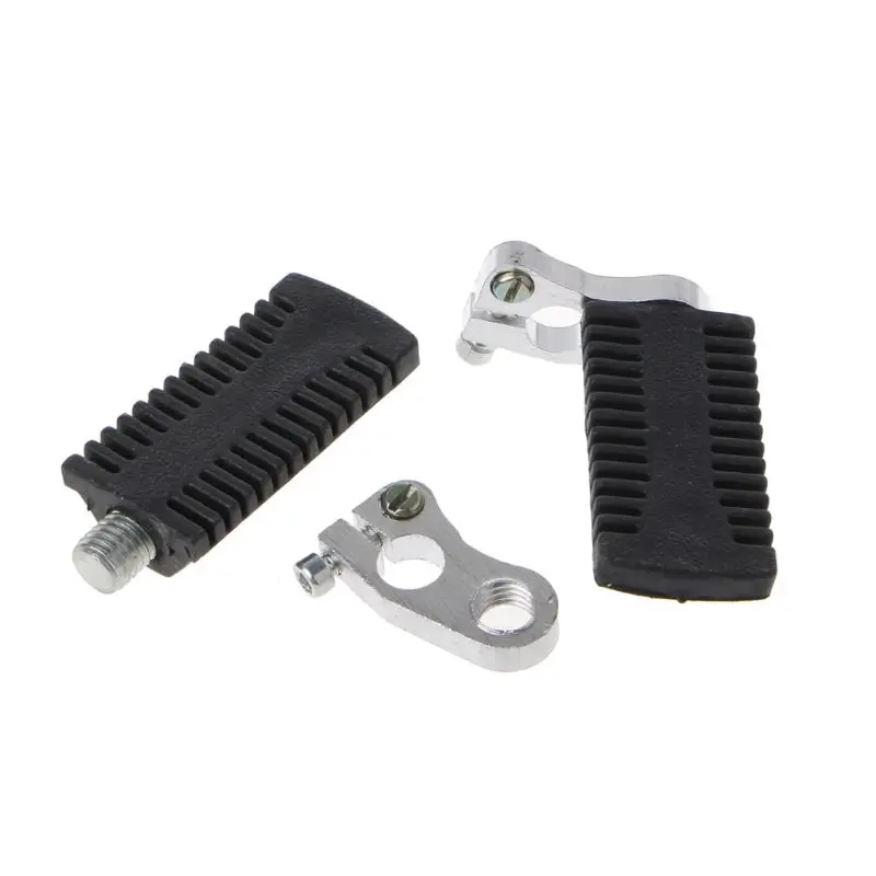 

Motorcycle Pedals Foot Pegs Rest Footrests Footpegs For 47/49cc Pocket Dirt Bike Mini Moto Quad ATV T3ED
