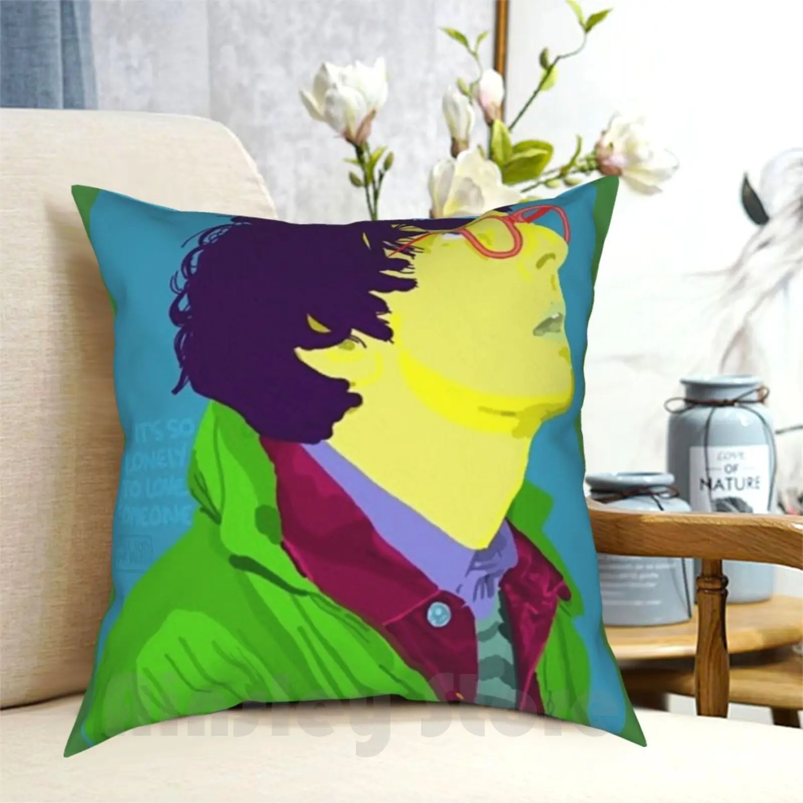 

Pop Art Coxon Pillow Case Printed Home Soft DIY Pillow cover Coxon Blur Blur Band Band Music Musician Britpop Gramon