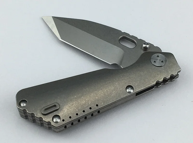 

LEMIFSHE PT small Folding knife TC4 Titanium handle M390 blade Bearing hunting camping outdoor Tactical kitchen knives EDC Tools