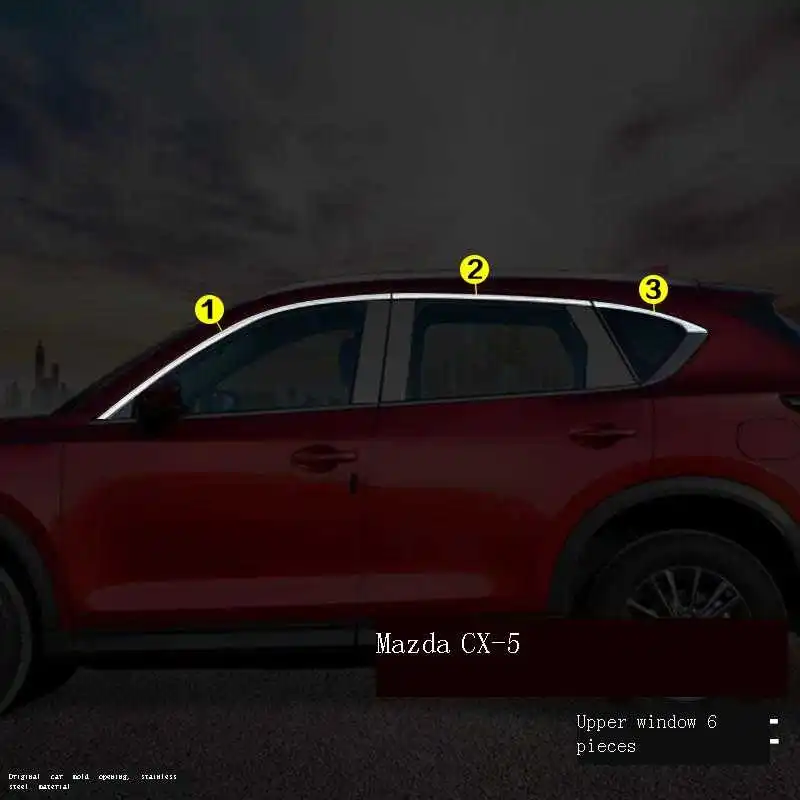 

Para Carros Accesorios Coche Accessoires Voiture Decoration Sticker Car Accessories Exterior Window FOR Mazda 6 CX-3 CX-5