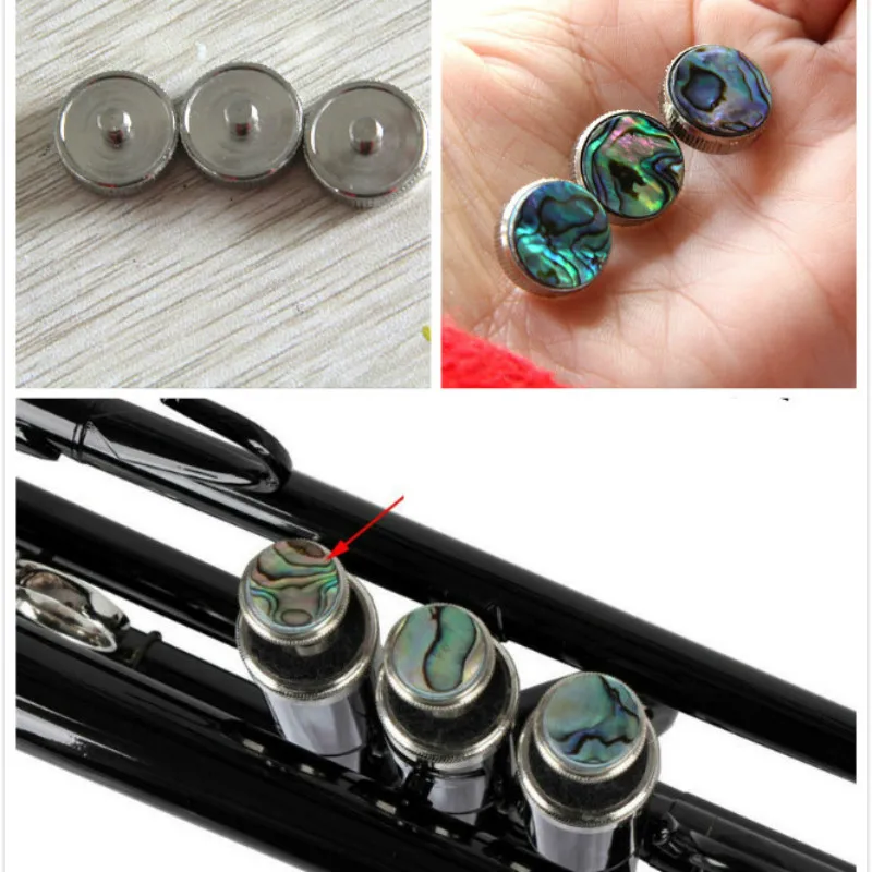 Труба Abalone Shell 3 Finger ремонта кнопок Part музыкальный инструмент труба | Спорт и